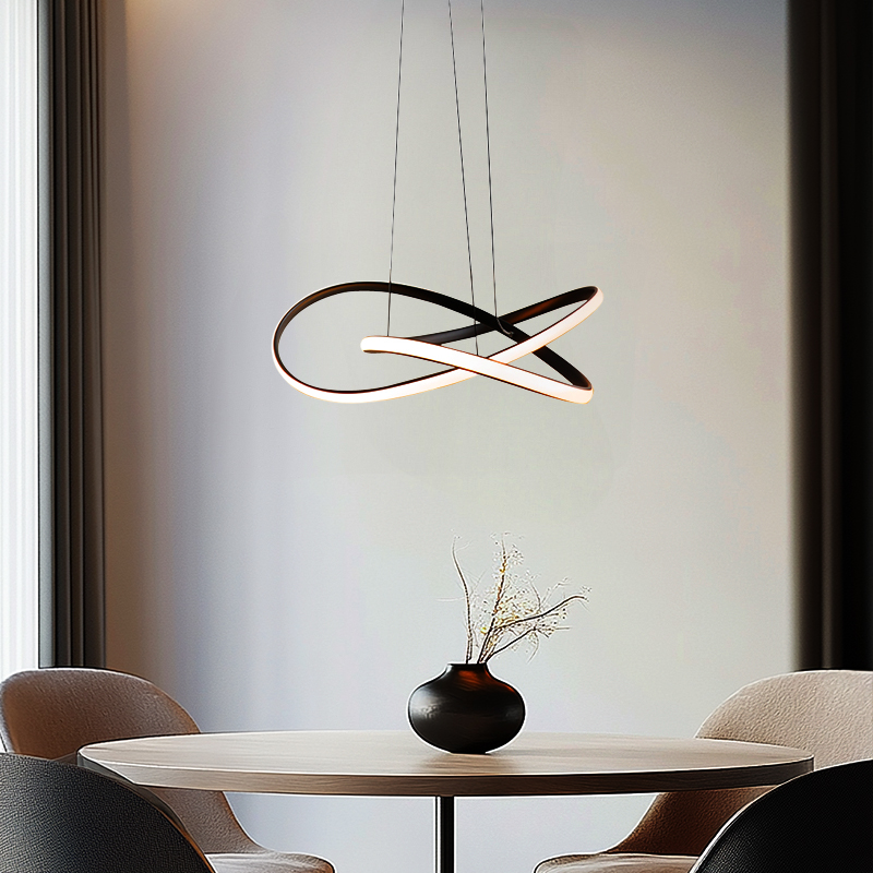 Suspension noire design, Tanya, 21W, 2700K LED