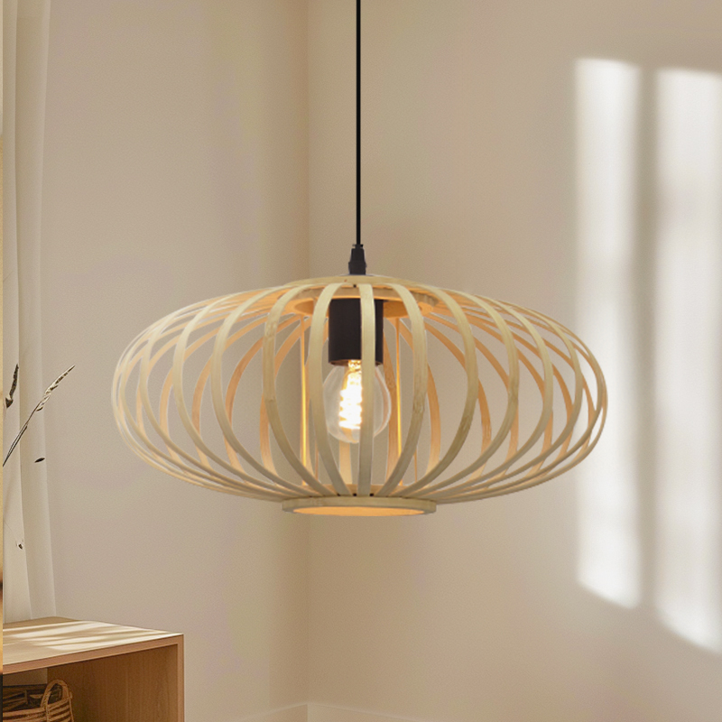 Suspension en bambou marronne, Lieve