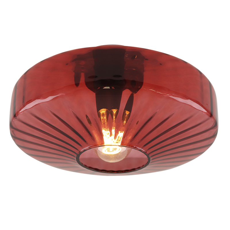 Plafonnier rouge design, Sevda
