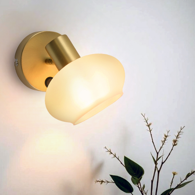 Spot mural blanc design, Skip, avec interrupteur
