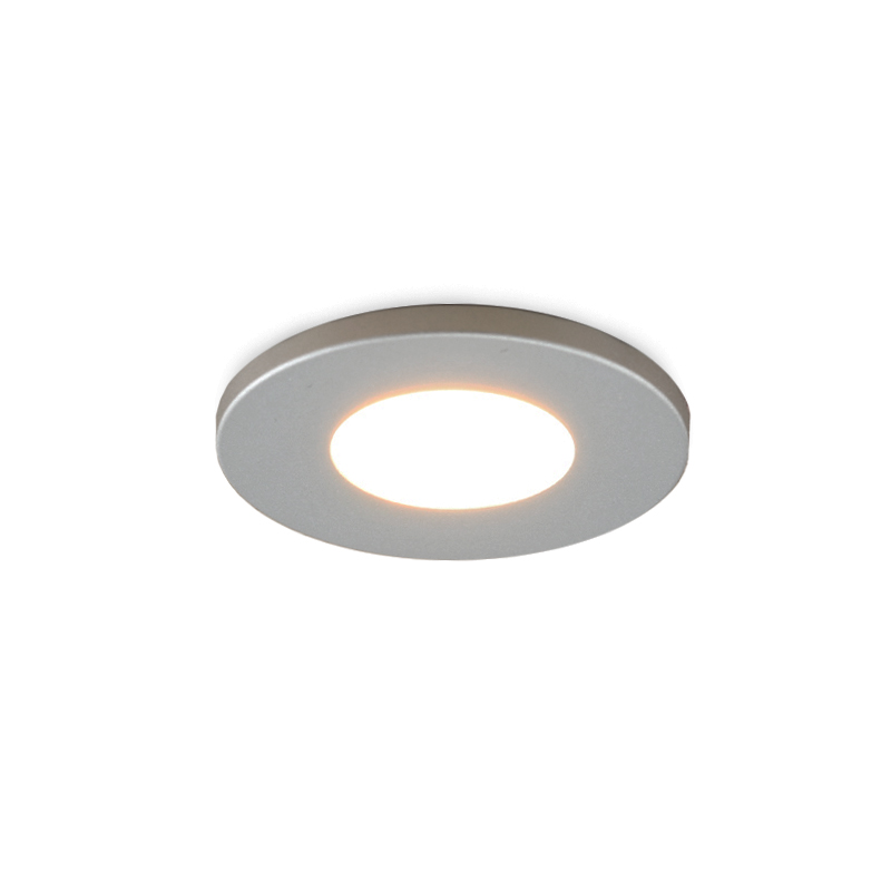 Spot encastré veranda chromé Dico, IP65, gradable