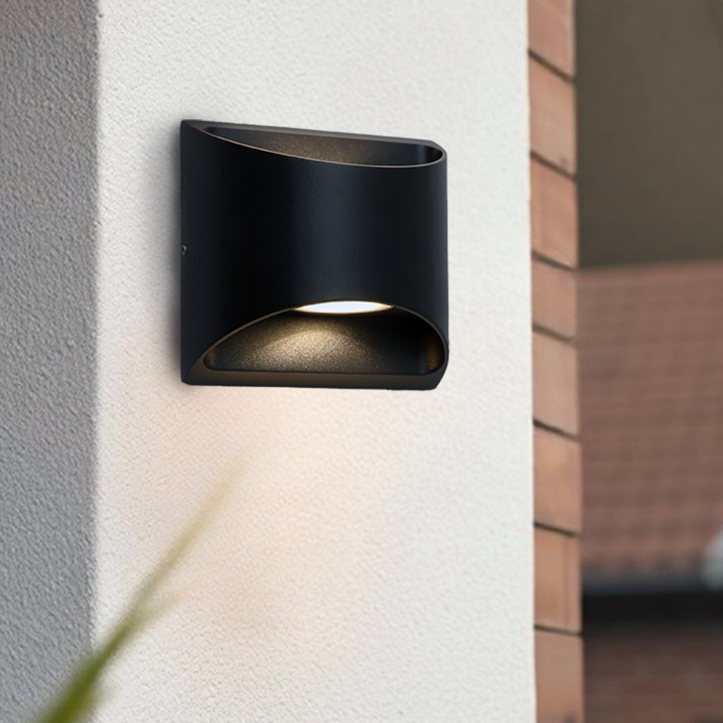 Luminaire extérieur noir moderne, Stein, 8W, 3000K LED, IP54
