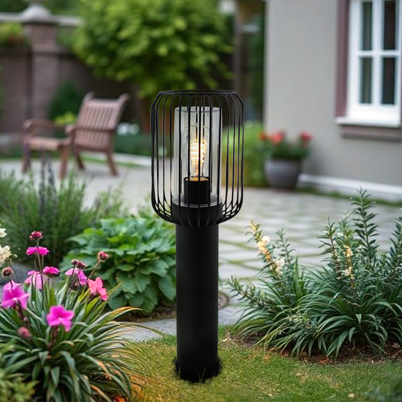 Luminaire extérieur noir moderne, Enya, IP44