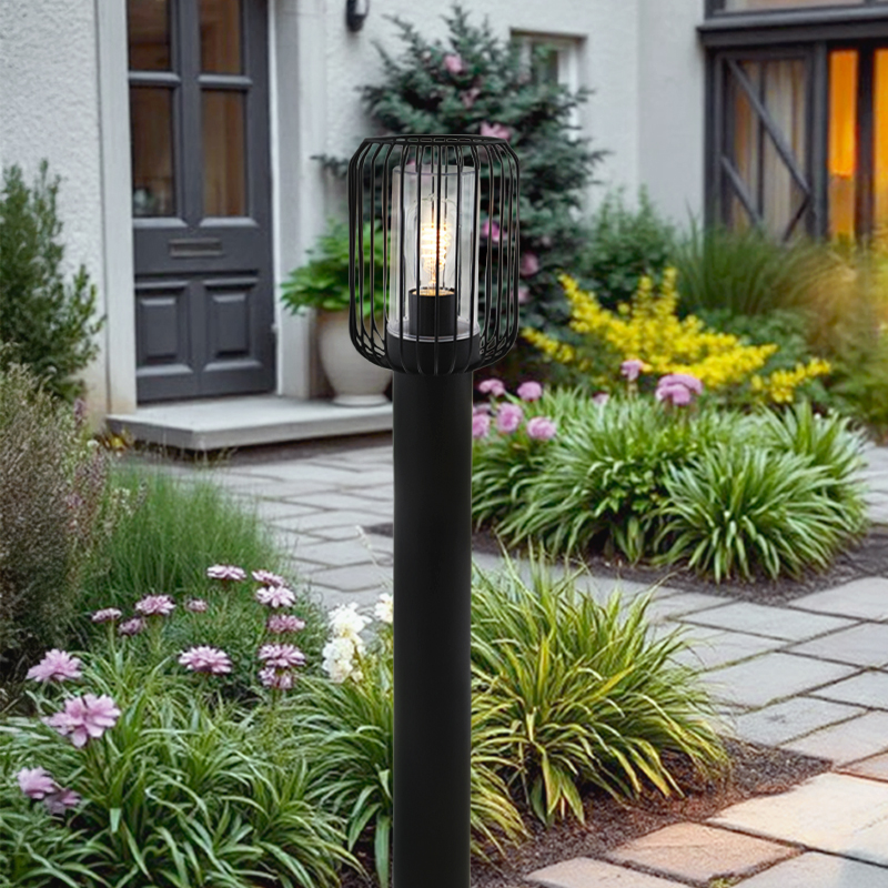 Luminaire extérieur noir moderne, Enya, IP44