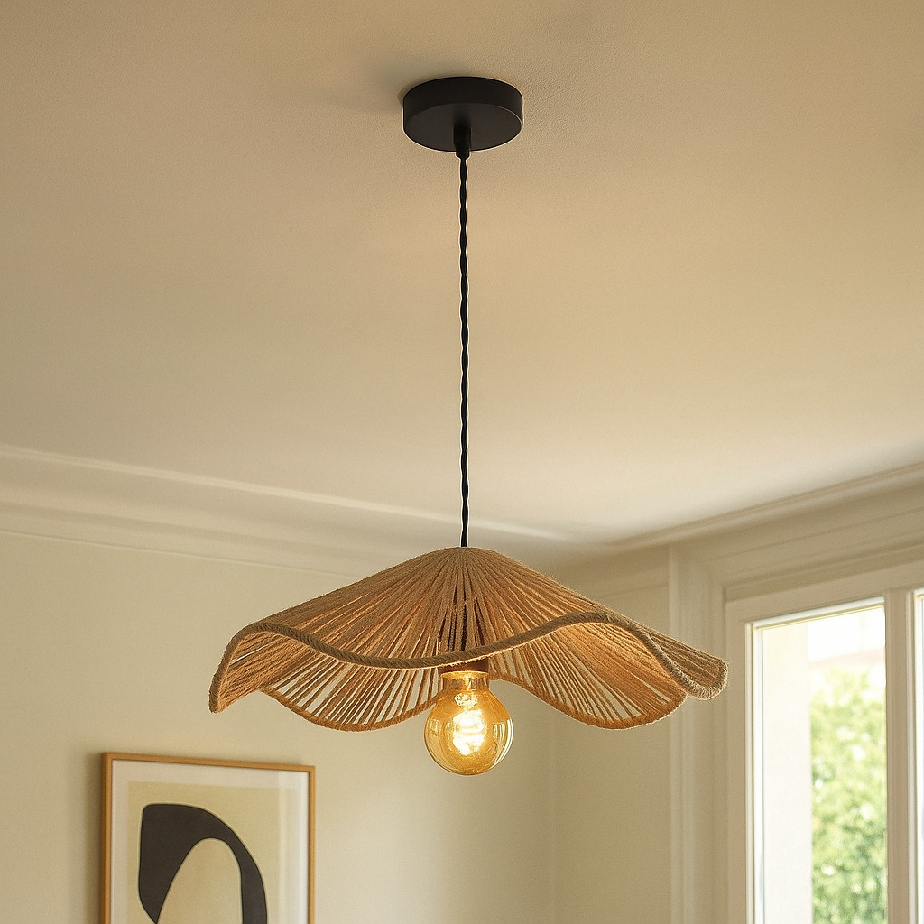 Suspension marronne rustique, Annelot