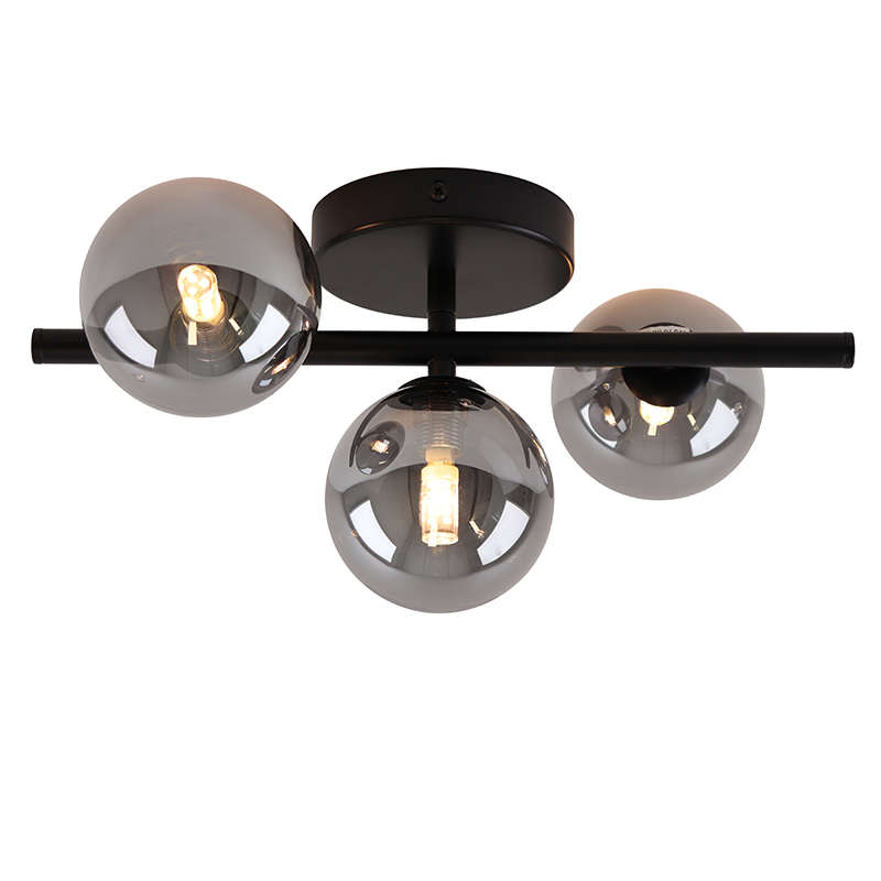 Plafonnier gris design, Remo