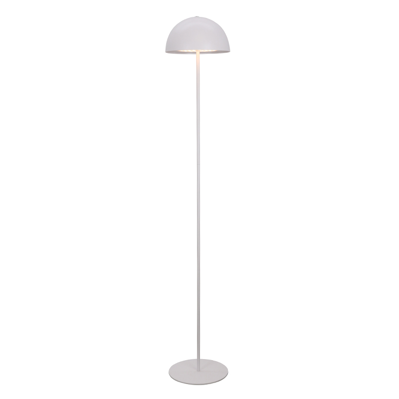 Lampadaire blanc rétro, Douwe, 4W, dim to warm LED, avec variateur tactile