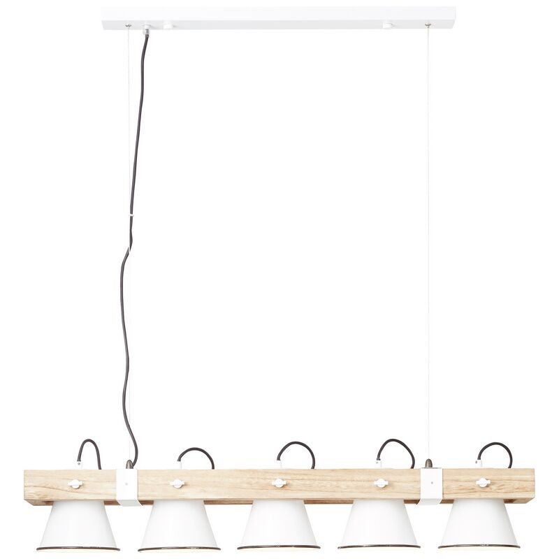 Suspension en bois marronne, Audrey