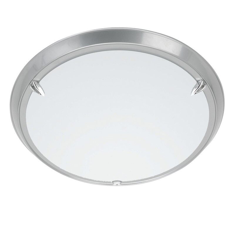 Plafonnier gris en verre, Elene