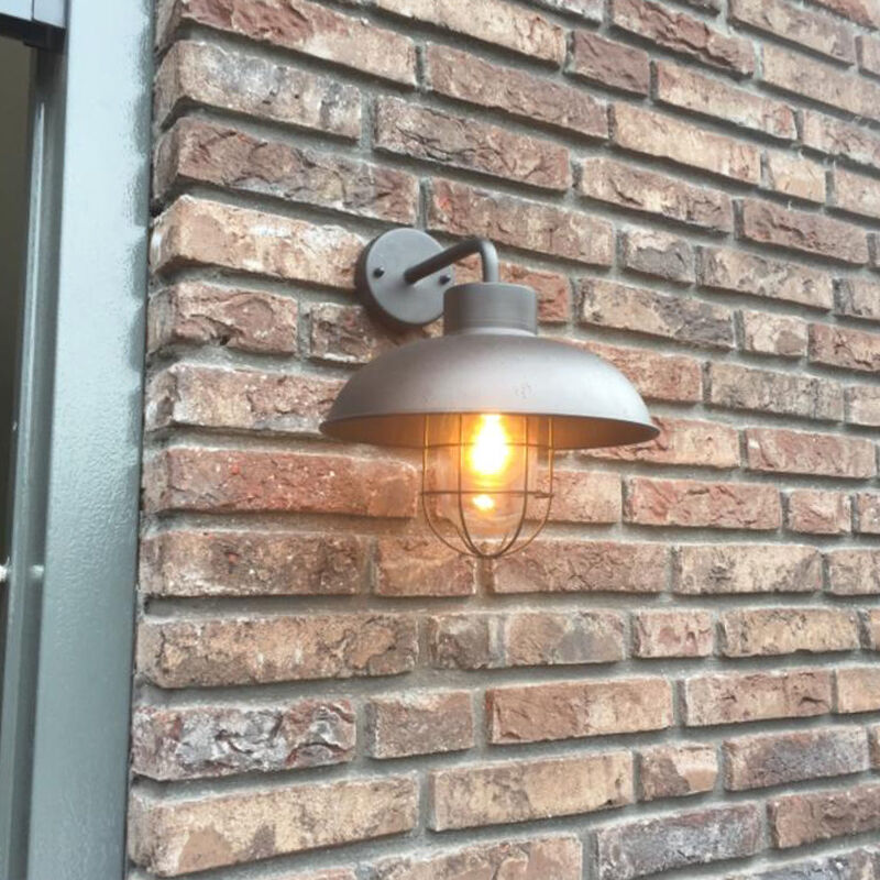 Luminaire extérieur noir industriel, Jaymiley, IP44
