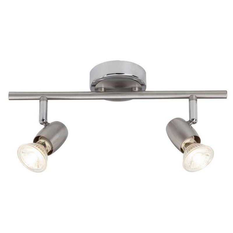 Spot plafond chromé en métal, Wietse, 7W, 3000K LED