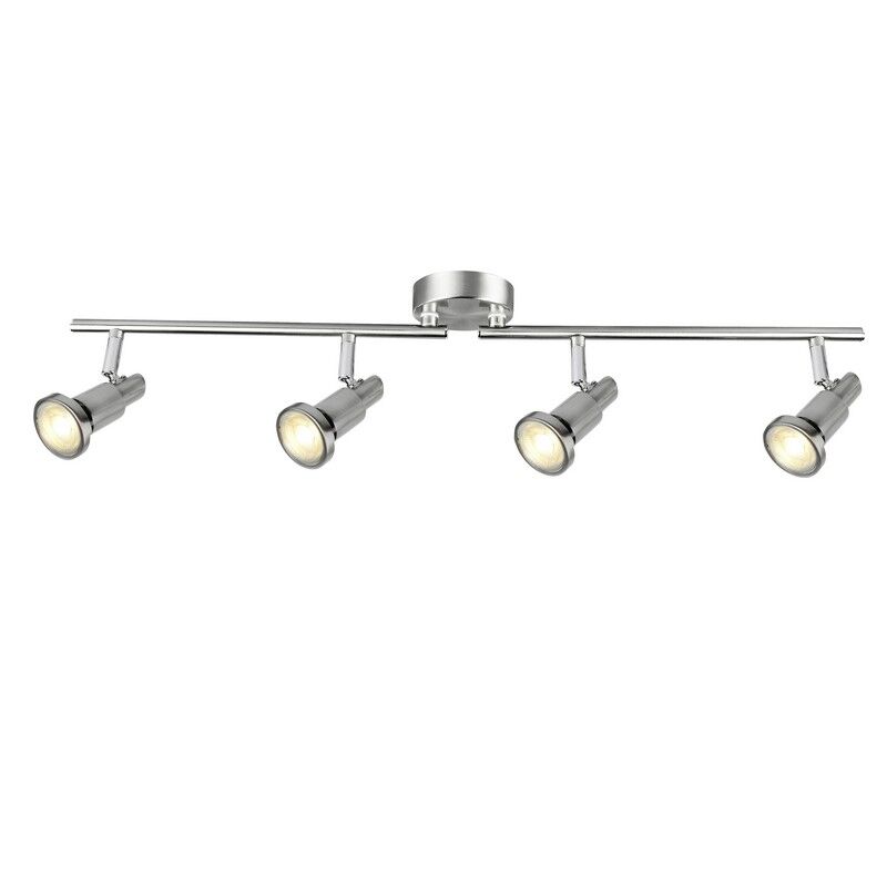 Spot plafond chromé en métal, Robel, 7W, 3000K LED