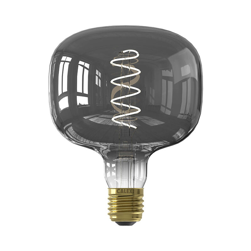 Lampe de filament de LED Calex gris, galets, E27, 2200K (très attrayant blanc), gradable