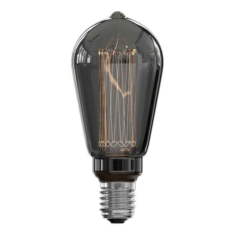 Calex ampoule LED Edison E27 gradable gris, 3,5W, 2000K