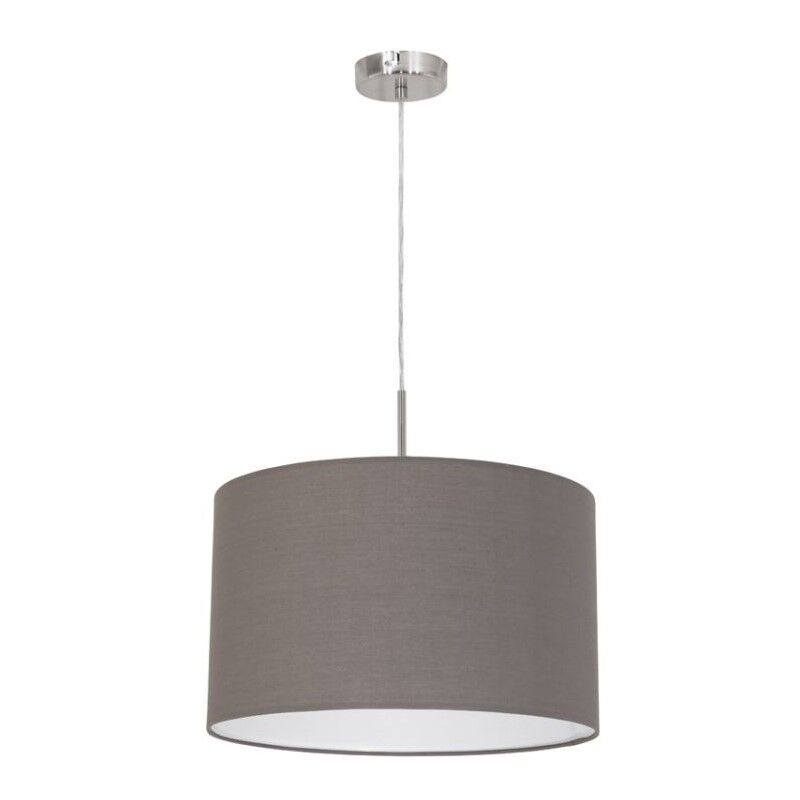 Suspension anthracite en tissu, Abano