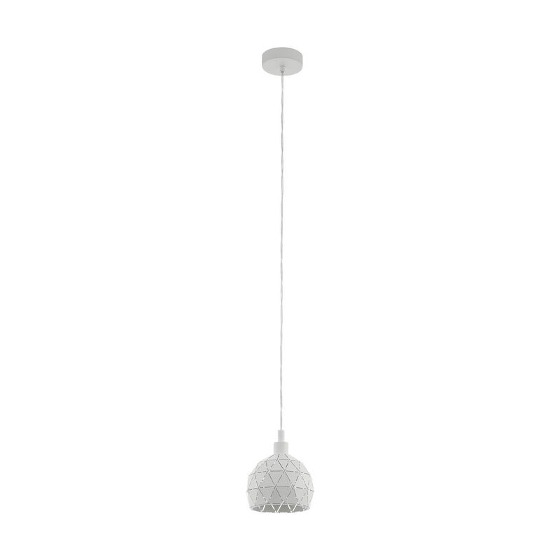 Suspension blanche en acier, Silva