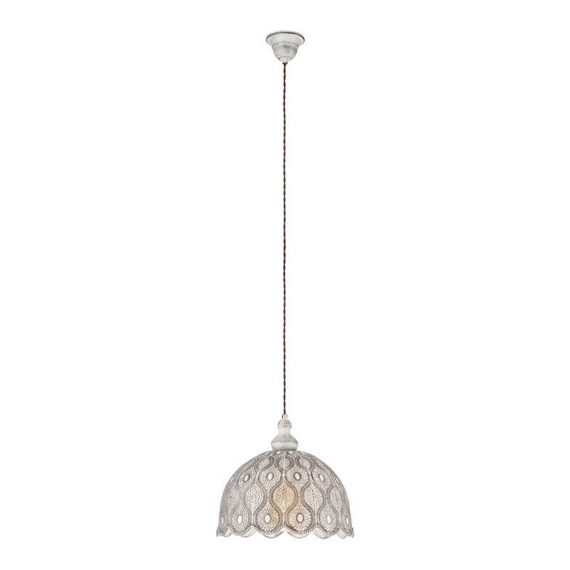 Suspension blanche en acier, Abdelrahman