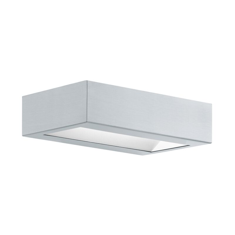 Luminaire extérieur argentée en acier inoxydable, Simen, 4W, 3000K LED, IP44