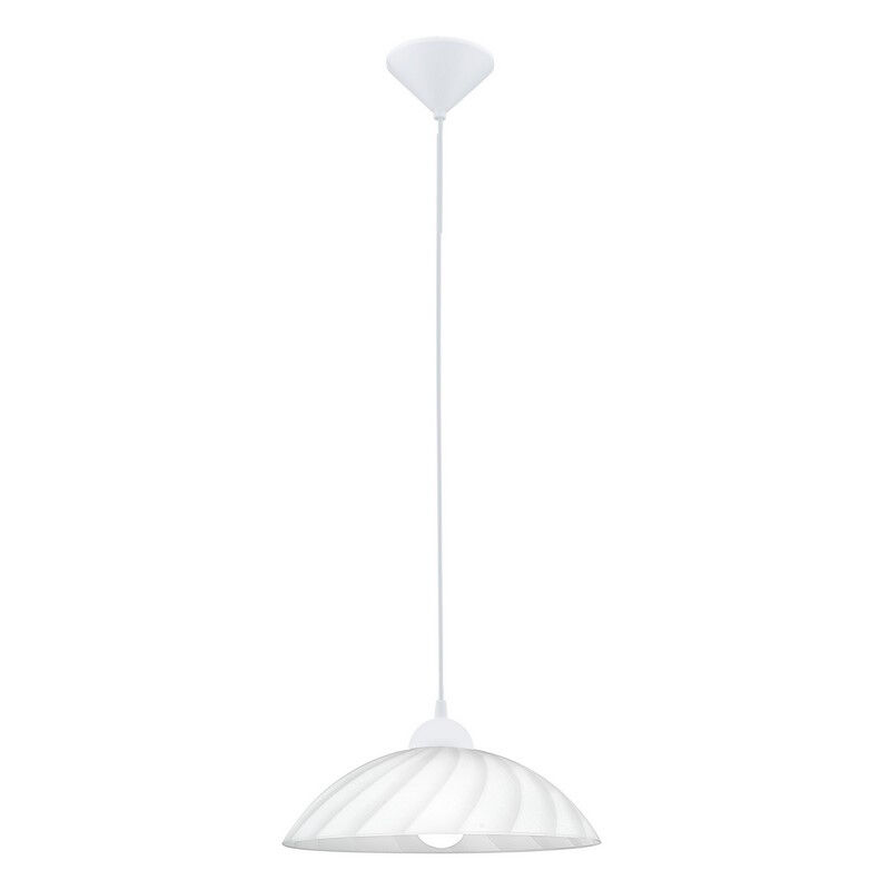 Suspension blanche en verre, Kaj