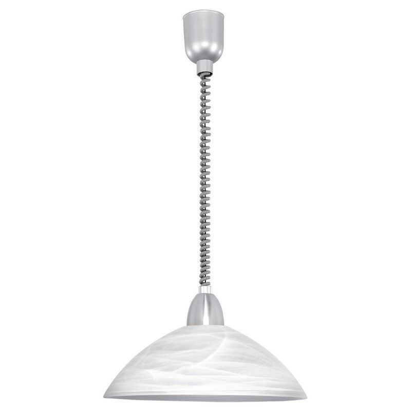 Suspension blanche en verre, Brandon