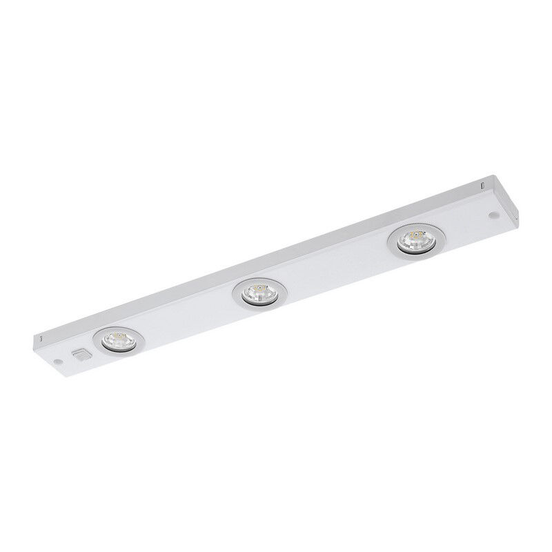 Plafonnier blanc en métal, Jary, 2W, 3000K LED, avec interrupteur