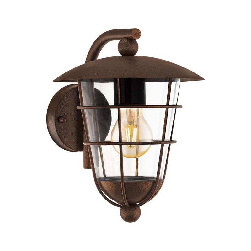 Luminaire extérieur marron en plastique, Alise, IP44