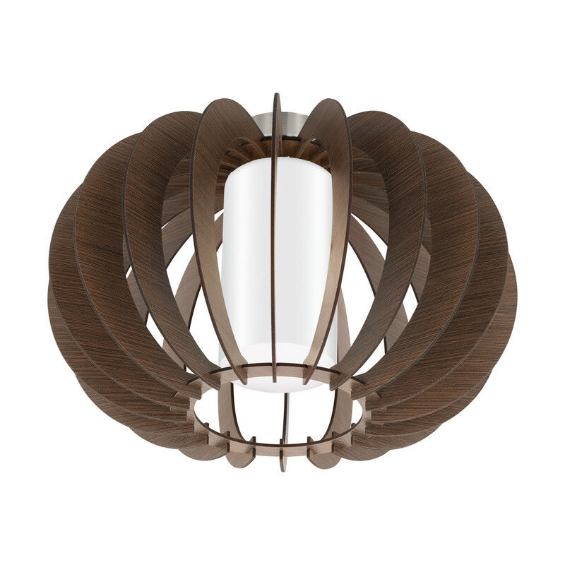 Plafonnier marron en bois, Kiran