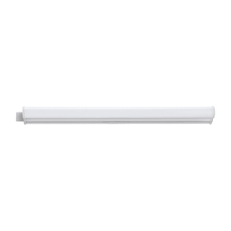 Lampe plafond en plastique blanche, Nicolle, 3W, 4000K LED, avec interrupteur