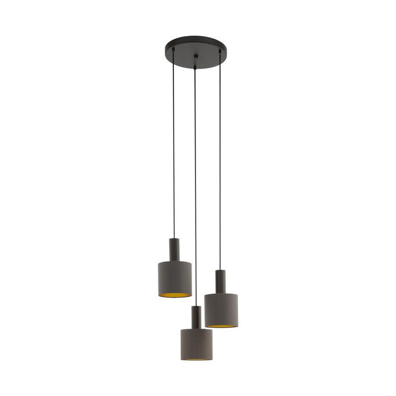 Suspension marronne en tissu, Mies