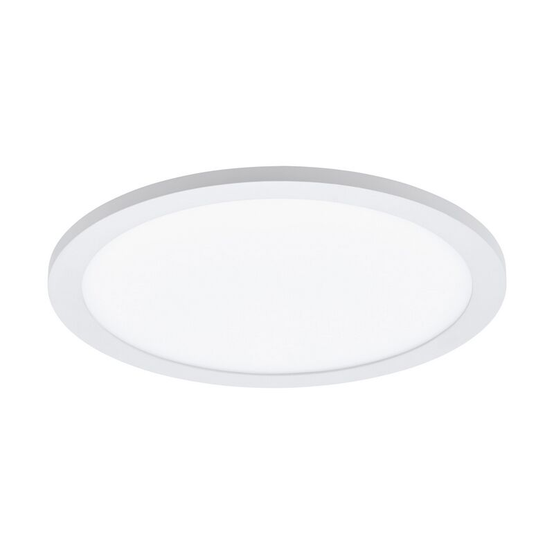 Lampe plafond blanche en aluminium, Ericus, 14W, couleur réglable LED