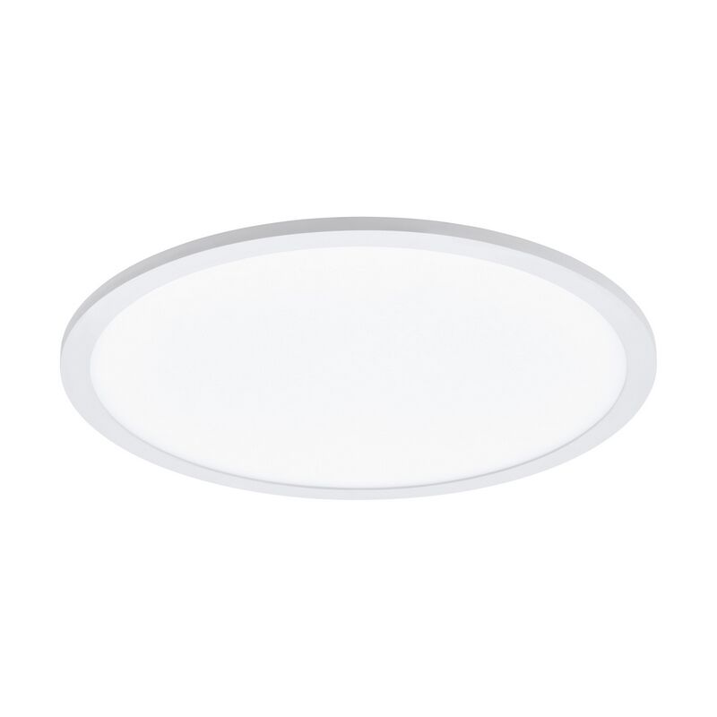 Lampe plafond blanche en aluminium, Ericus, 19W, couleur réglable LED