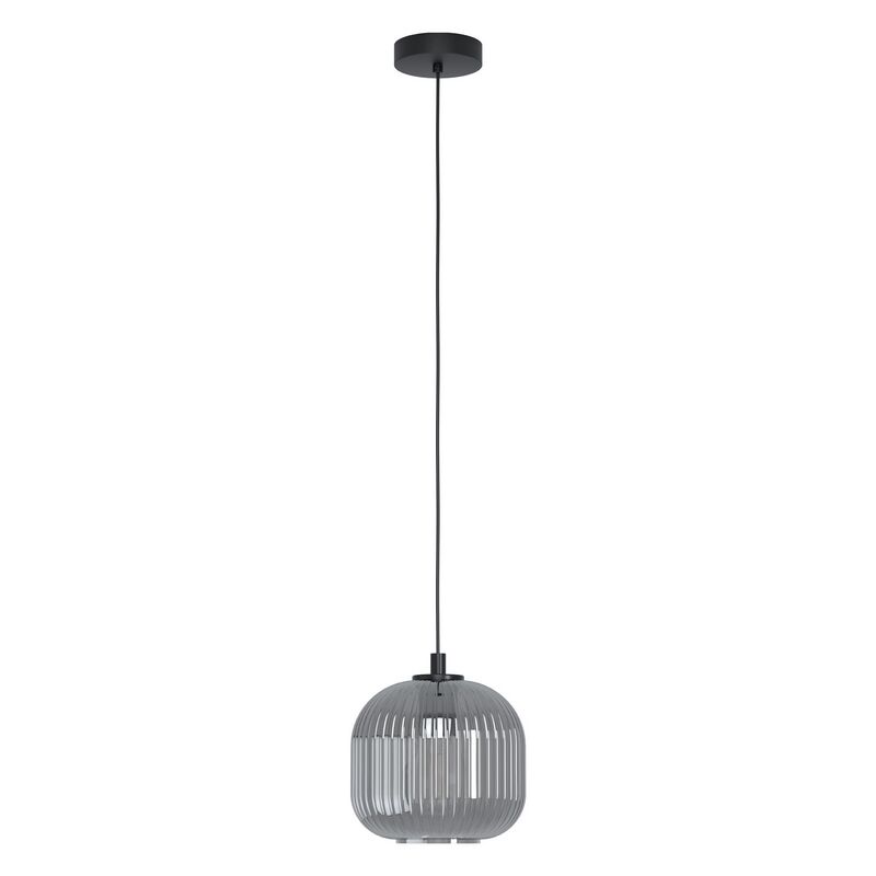 Suspension noire en verre, Elvera