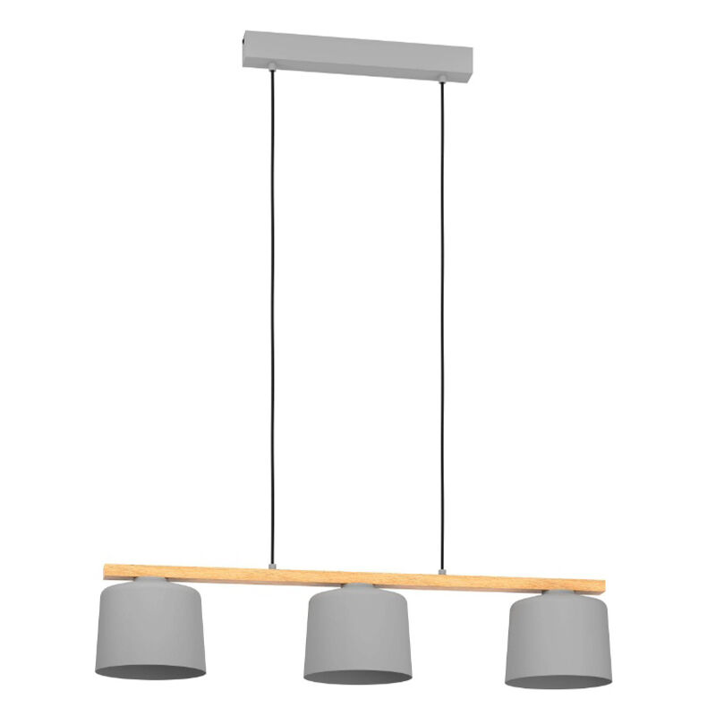 Suspension en bois grise, Jeannot