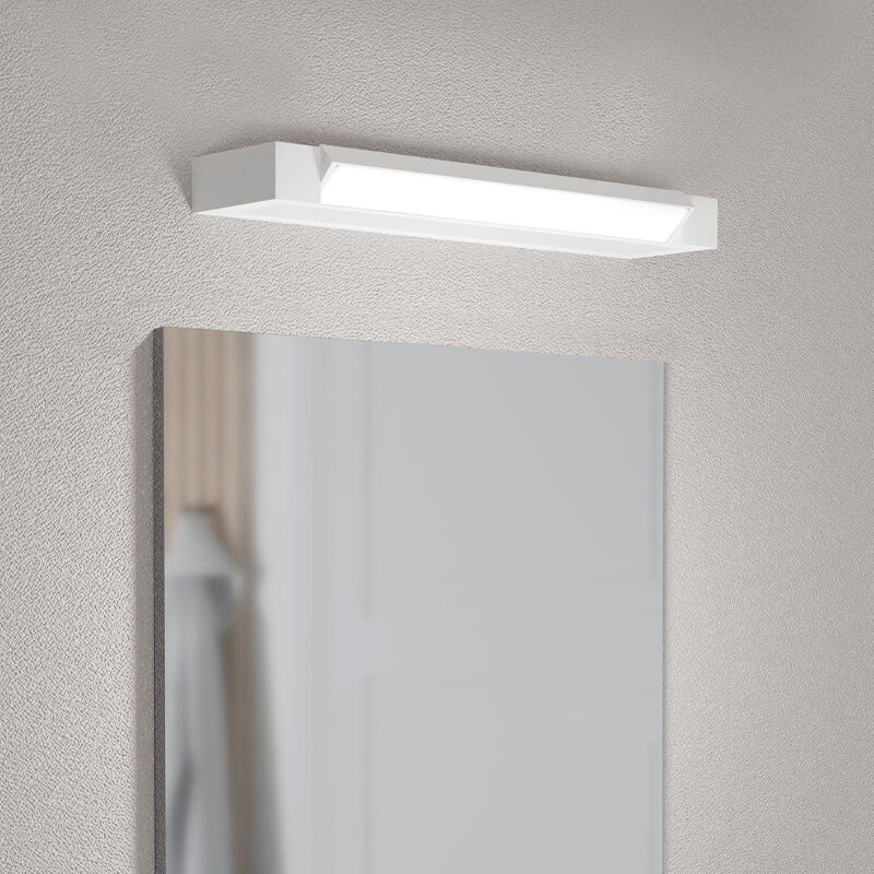 Éclairage miroir chromé en aluminium, Shukri, 8,9W, 4000K LED, IP44