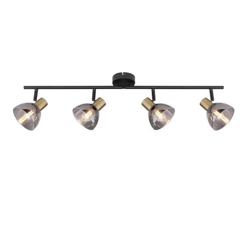 Spot plafond doré en verre, Arthur