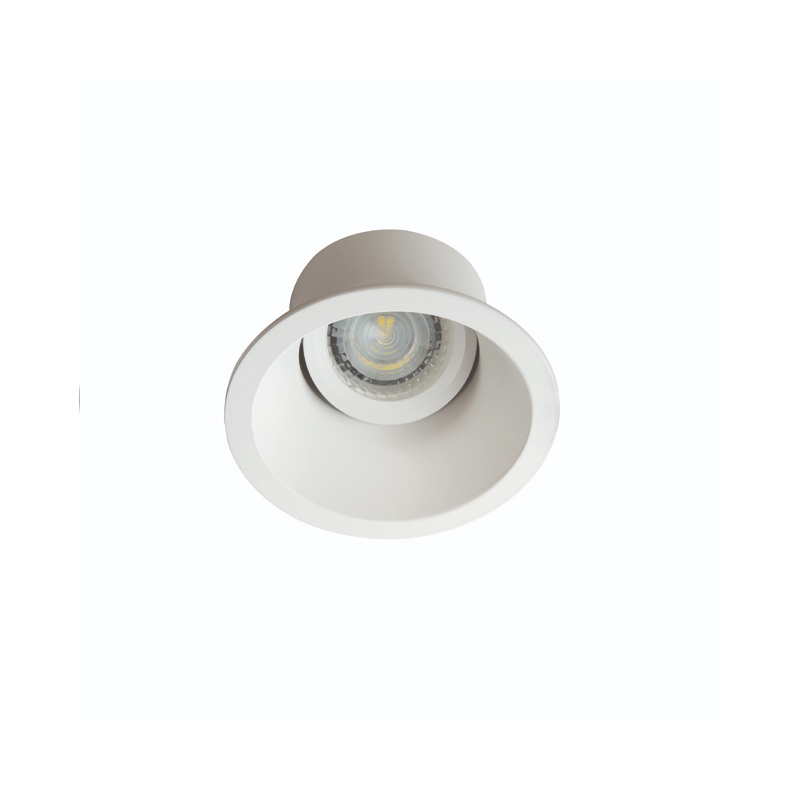 Spot encastré blanc en aluminium, Aprila