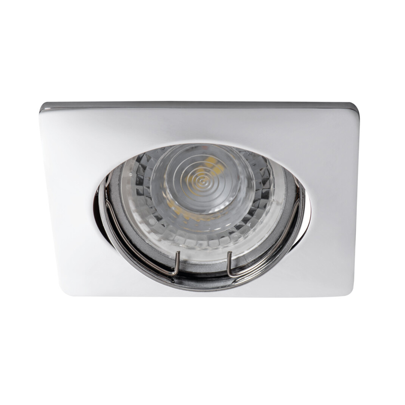 Spot encastré chromé en aluminium, Nesta