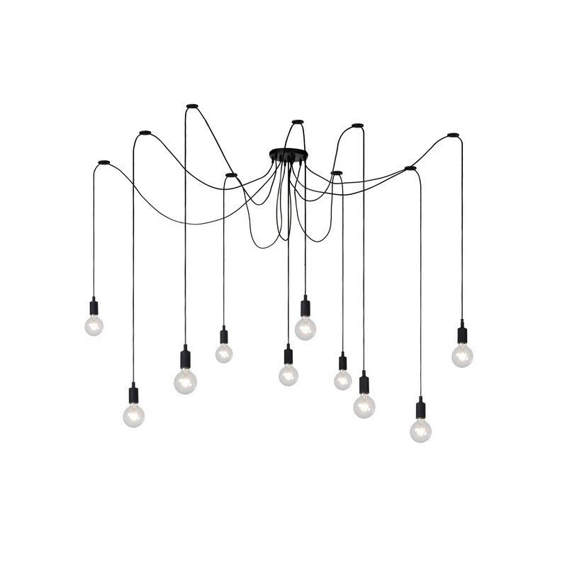 Suspension moderne noire, Fix