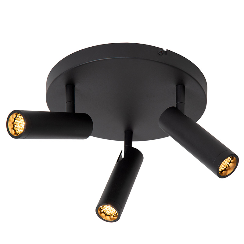 Spot plafond moderne noir, Grado
