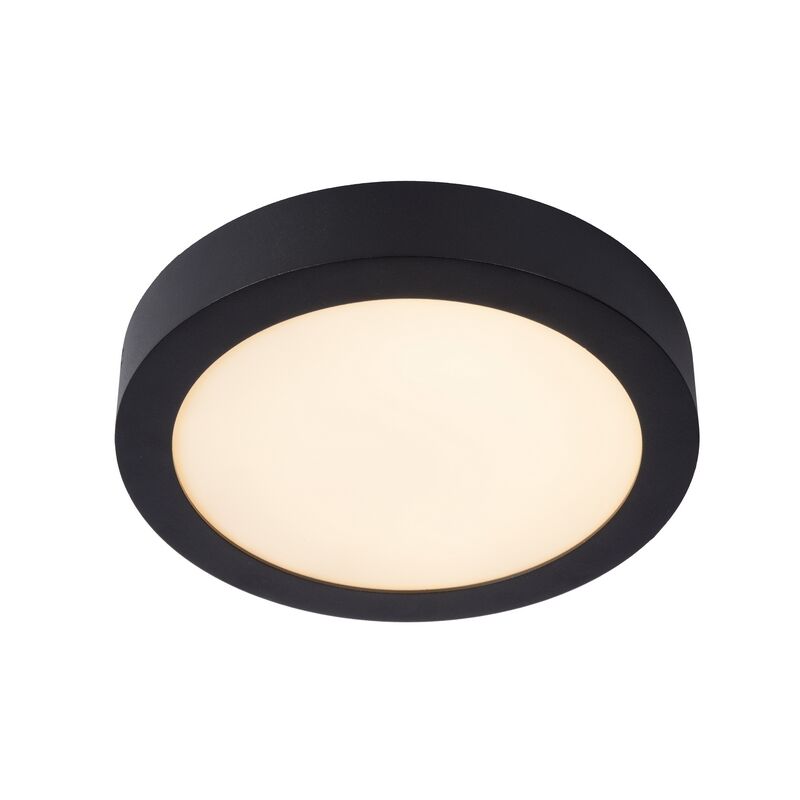Lampe plafond moderne noire, Brice, 15W, 3000K LED, IP44