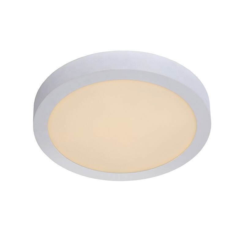 Lampe plafond moderne blanche, Brice, 30W, 3000K LED, IP44