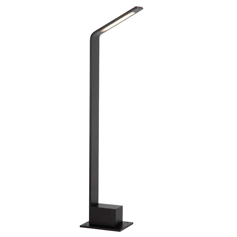 Luminaire extérieur moderne noir, Lawford, 6W, 3000K LED, IP54