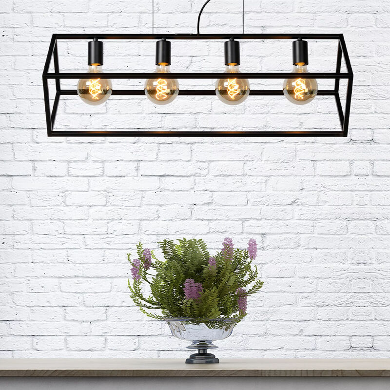 Suspension moderne noire, Fabian