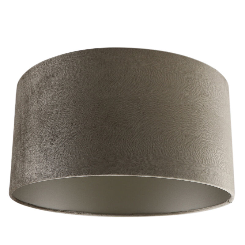 40 cm abat-jour en velours taupe, Rody
