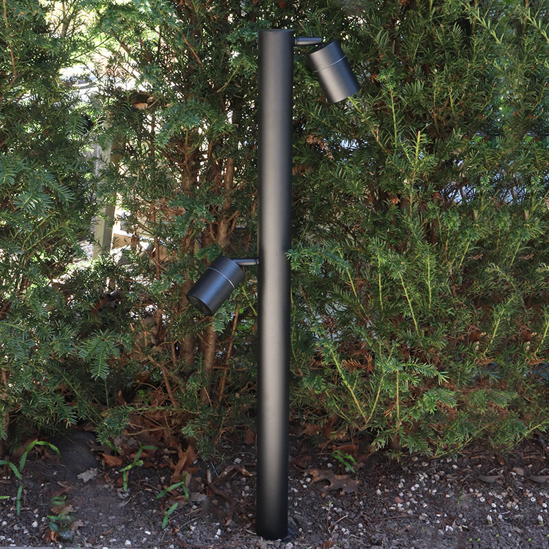 Luminaire extérieur noir moderne, Clevor, IP44