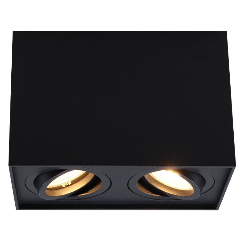 Spot en saillie noir moderne, Dane