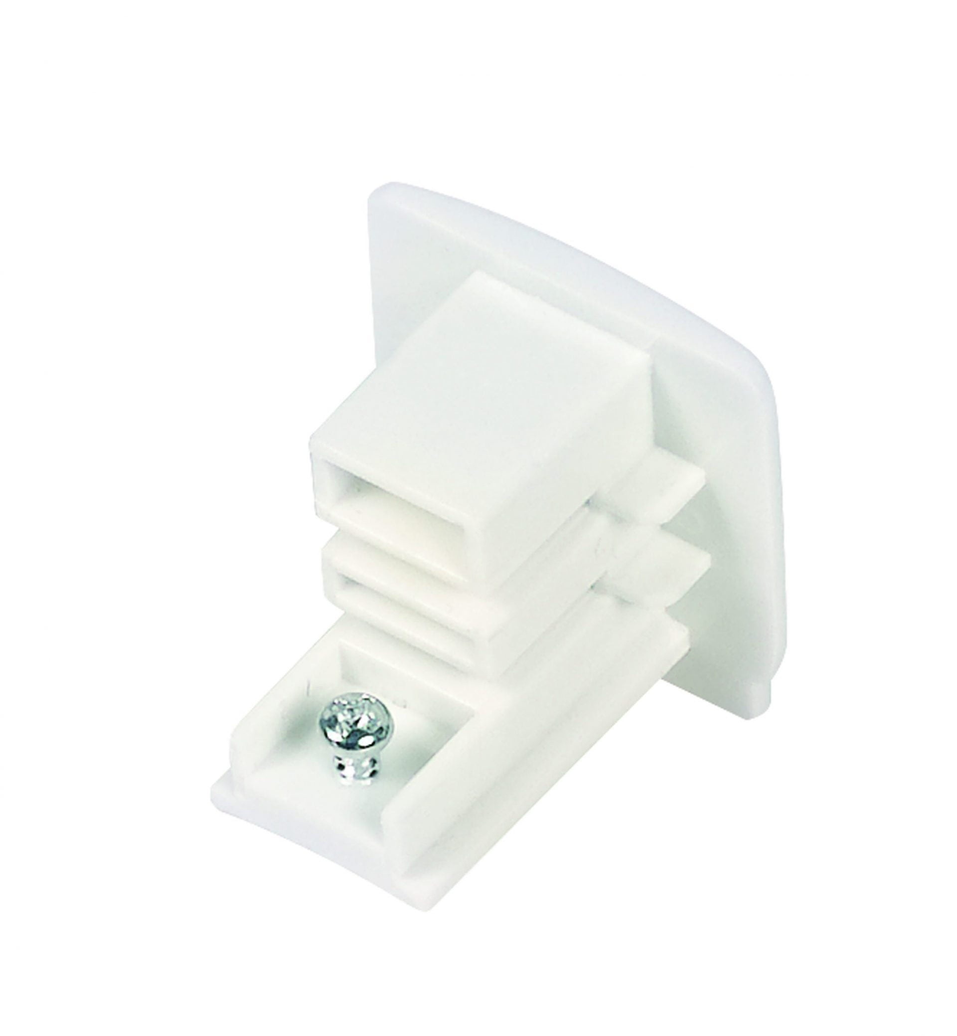 Embout pour éclairage sur rail triphasé, blanc, Pro