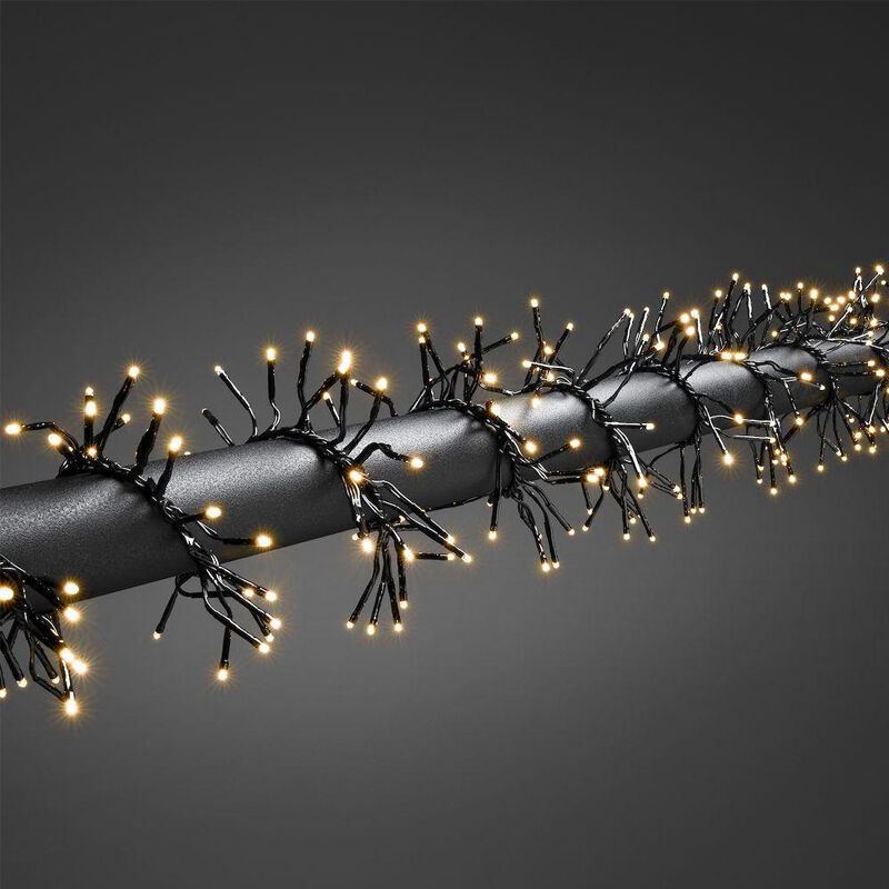 Éclairage de cluster 5 8m 768 led blanc chaud 8 positions