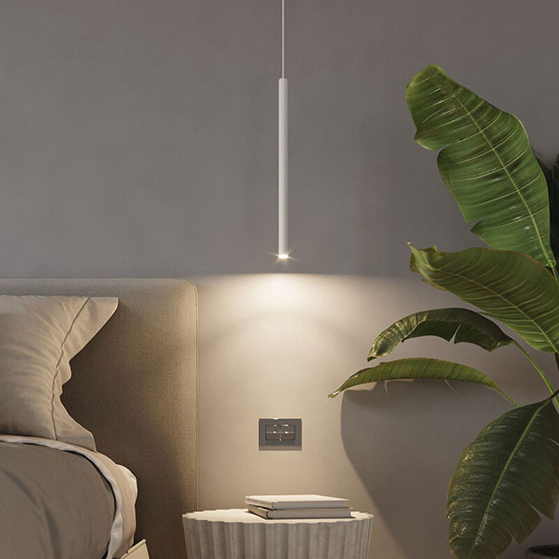 Suspension en aluminium blanche, Hillary