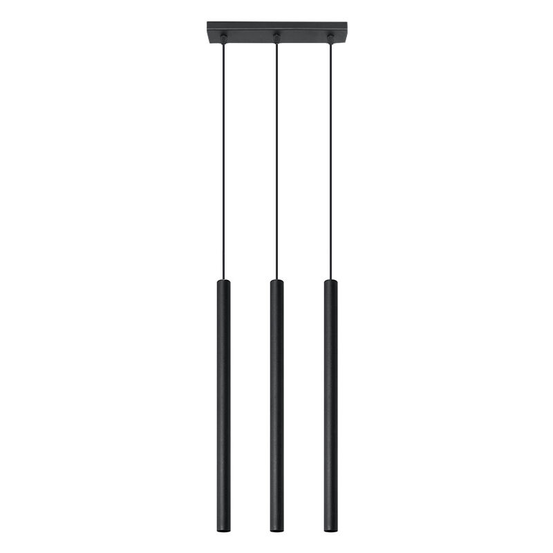 Suspension en aluminium noire, Hillary